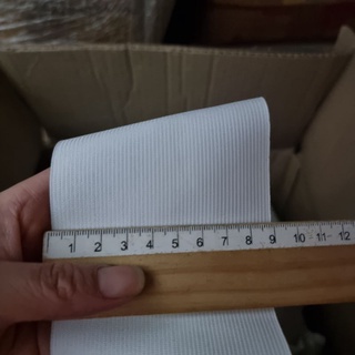 Chun cạp quần bản to cuộn 5 mét ( size từ 5 cm đến 9 cm ) màu trắng và đen