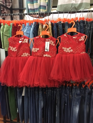 Com bo áo phao váy công chúa