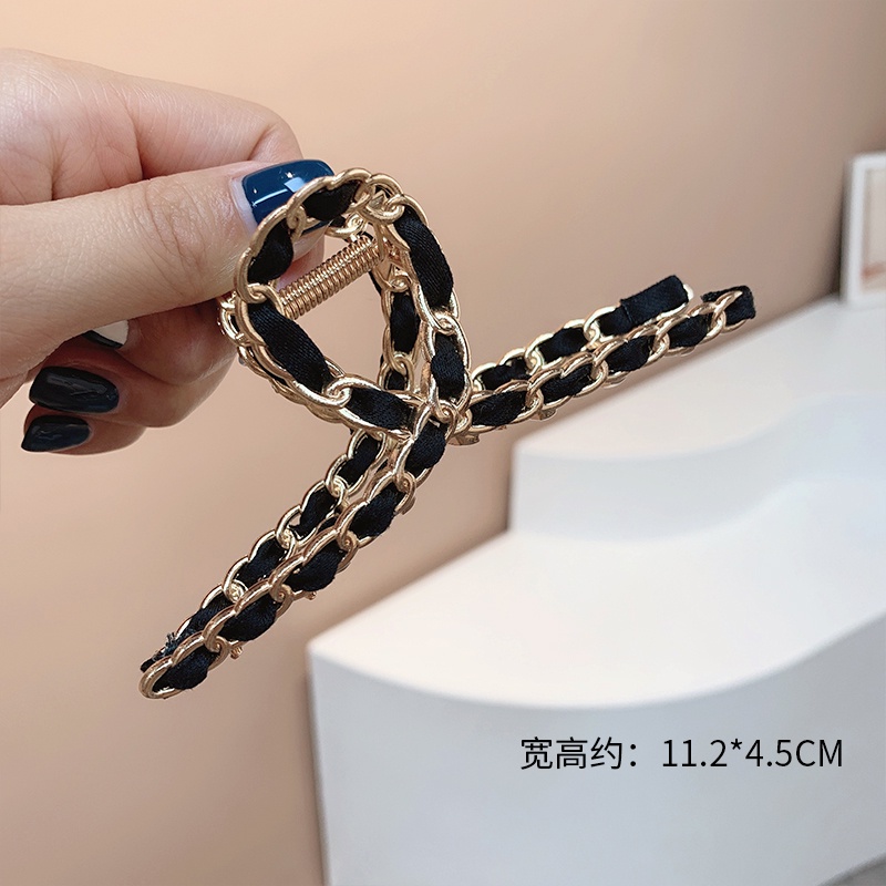 Mới Kẹp Tóc Kim Loại Hình Cá Mập Phong Cách Hàn Quốc