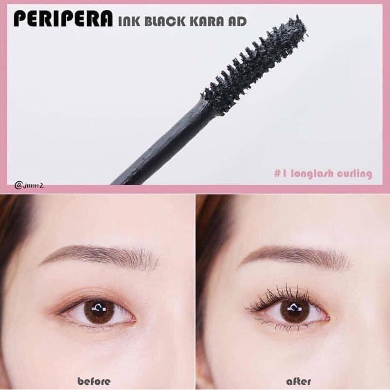 MASCARA PERIPERA INK BLACK CARA