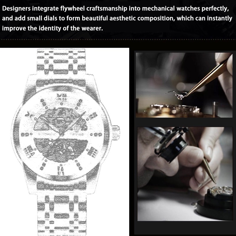 Đồng Hồ Cơ Tự Động Nam Chính Hãng TEVISE TV95G | BigBuy360 - bigbuy360.vn