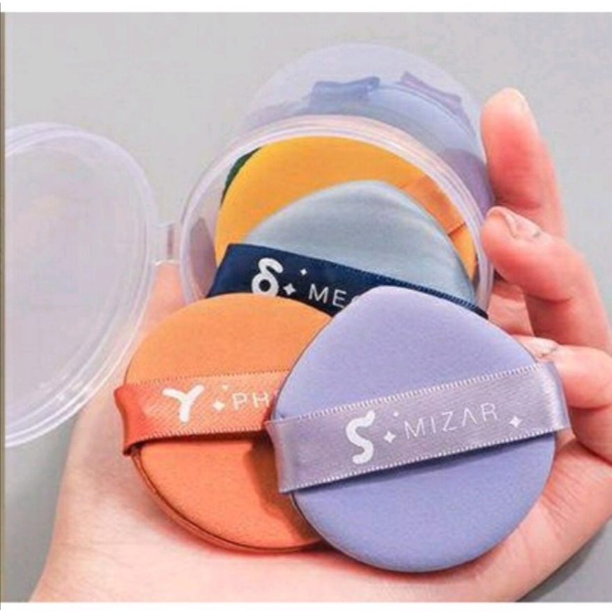 SET 7 bông mút tròn Đánh Phấn Trang Điểm