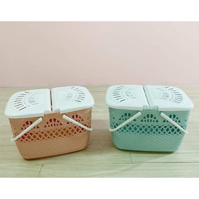 Giỏ nhựa đi sinh cao cấp mẫu mới