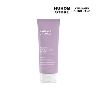 Kem dưỡng thể ngừa viêm lỗ chân lông Paula’s Choice RESIST WEIGHTLESS BODY TREATMENT WITH 2% BHA - 210ml mã 5700
