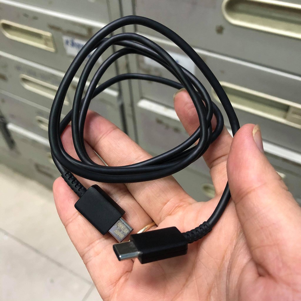 Cóc Cáp Sạc Nhanh Samsung Galaxy Fold Sạc Nhanh 25W Chính Hãng Type C Hai Đầu