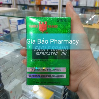 Dầu gió xanh con ó singapo 24ml