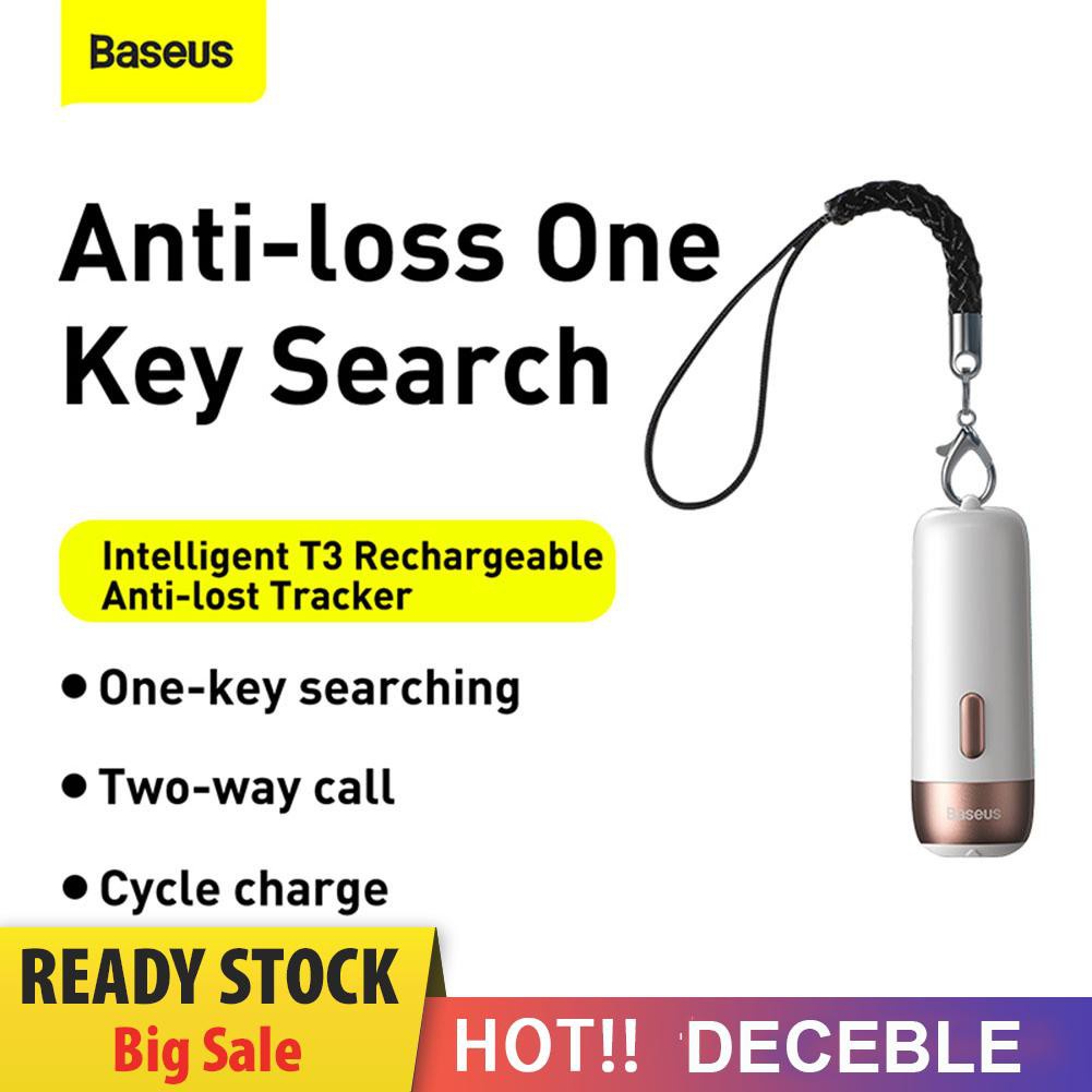 Deceble Baseus T3 Bluetooth Tracker Key Finder Rechargeable GPS Item Child Locator