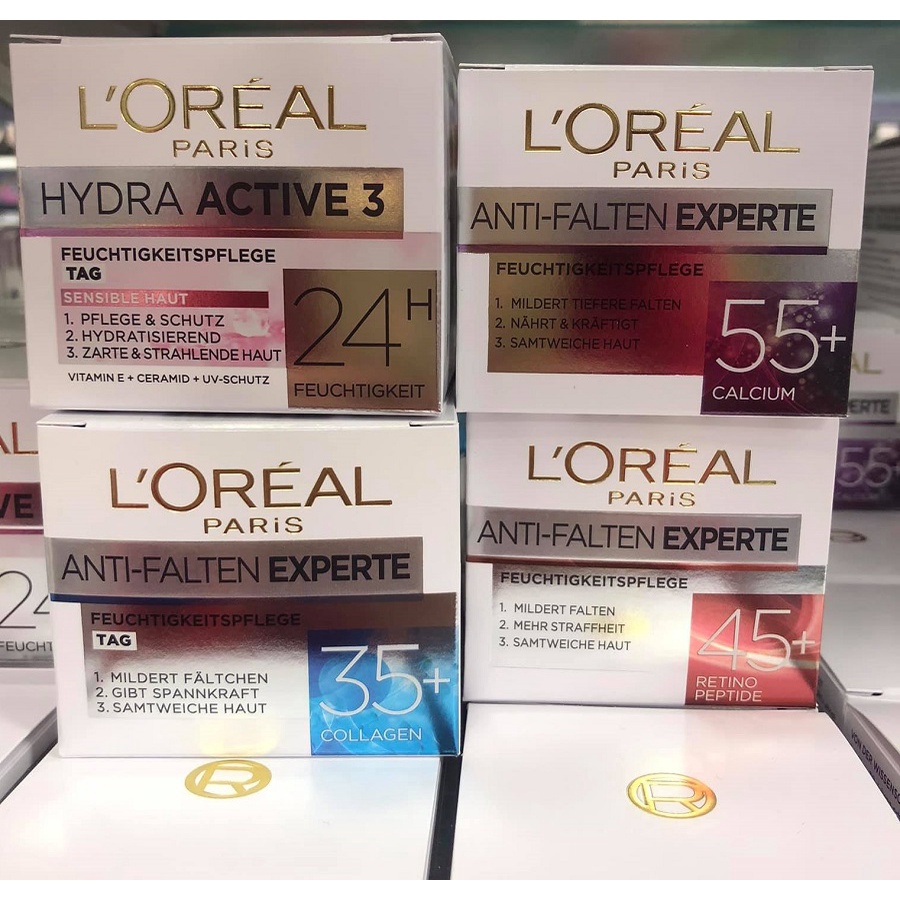 Kem Dưỡng Da Loreal ANTI-FALTEN EXPERTE 35+, 45+, 55+