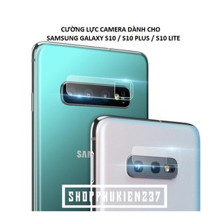 Dán kính cường lực camera Galaxy S10 trong suốt