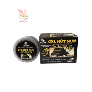 Gel hút mụn than tre hoạt tính mai lan 50g