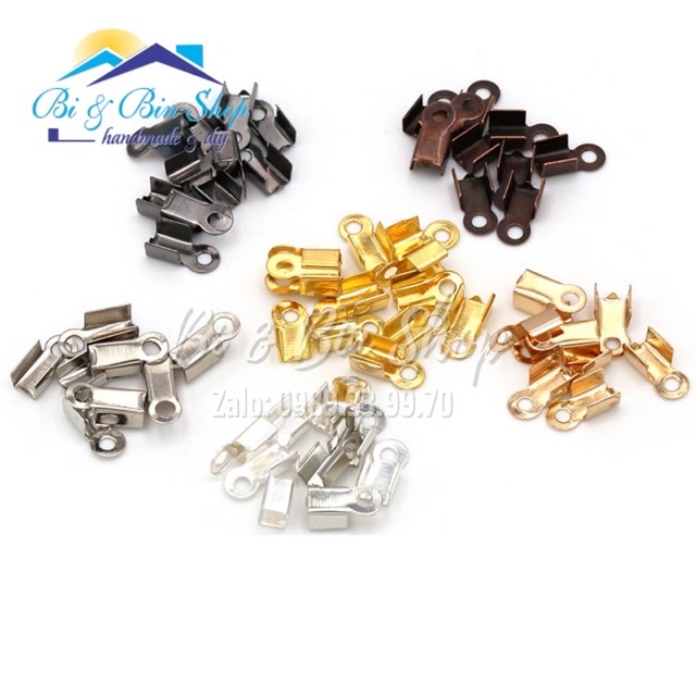 20 Cái Kẹp Đầu Dây Làm Dây Chuyền, Vòng Đeo Tay, Trang Sức Handmade