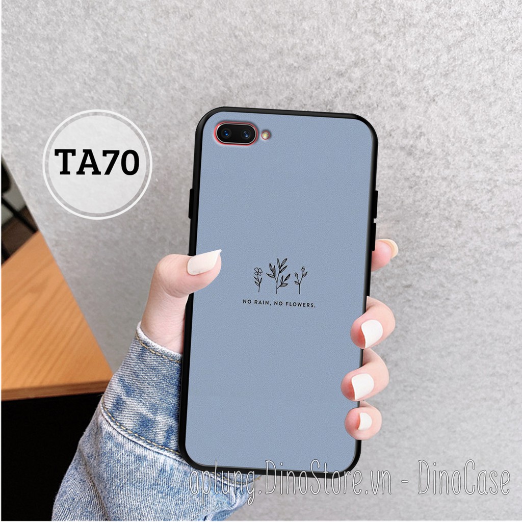 Ốp lưng điện thoại Oppo A3s/A1k - Realme C1/C2 - Ốp lưng basic in hình hoa xinh quote nữ tính dễ thương.