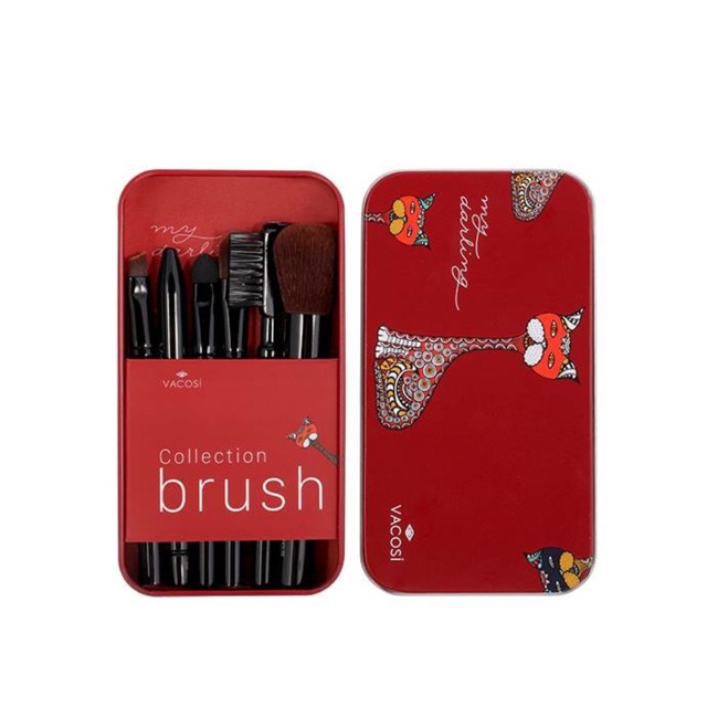 Bộ 6 cọ trang điểm Vacosi My Darling Collection Brush