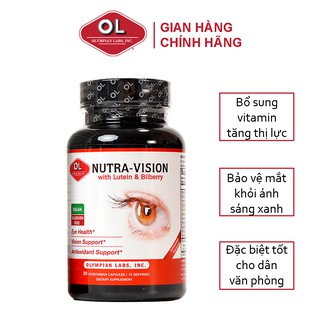 Viên Uống Bổ Mắt tăng thị lực dùng cho bé từ 6 tuổi Nutra Vision giúp sáng mắt Lọ 30 Viên