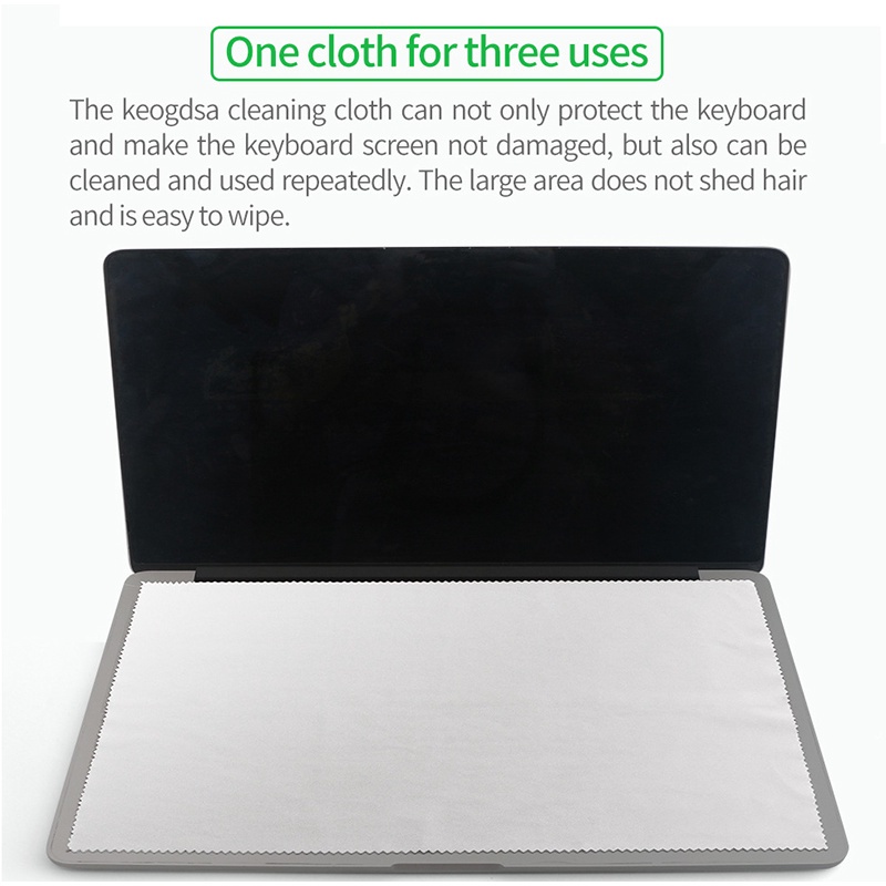 Miếng Dán Bảo Vệ Bàn Phím Máy Tính Bằng Sợi Micro Chống Bụi 2 Kích Thước Cho MacBook Pro 13 15 16 Inch/Máy Tính