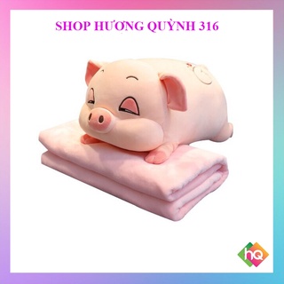 (HQ) Gấu Bông Heo Lười Mắt Híp 50cm