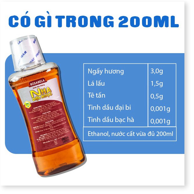 Nha Diệu Ngọc - Nước súc miệng giảm nhanh đau nhức răng, an toàn từ thảo dược thiên nhiên