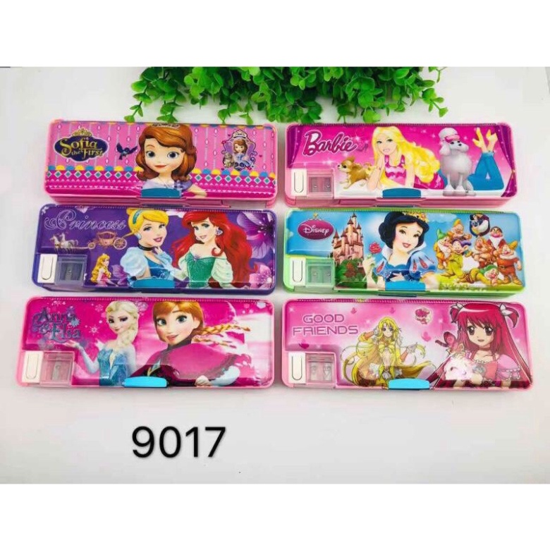 Hộp Bút Nhựa Nam Châm 2 Mặt .Loại Vừa -Đẹp Có Gọt . Kích Thước 23x8x3cm .