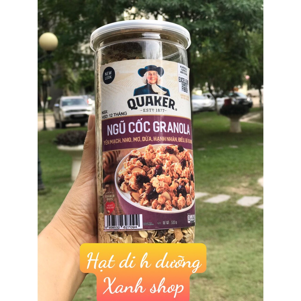 [ Ngũ Cốc Đặc Biệt ] Granola 12 Loại Hạt (Điều, Hạnh Nhân, Nho, Dừa, Mơ, Bí, Yến Mạch...) 500gr Chỉ 89k - Hạt Dinh Dưỡng | BigBuy360 - bigbuy360.vn