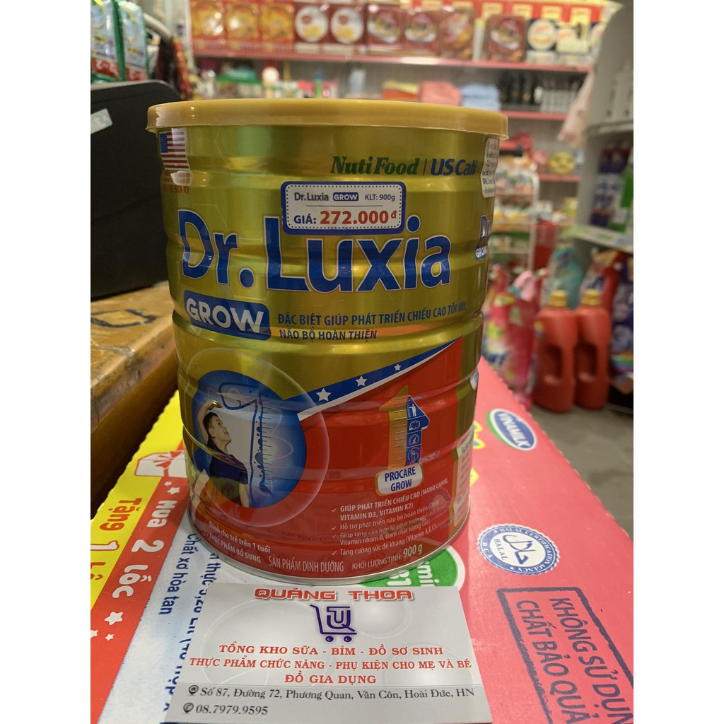 Sữa Phát Triển Chiều Cao Dr.luxia Grow lon 900g