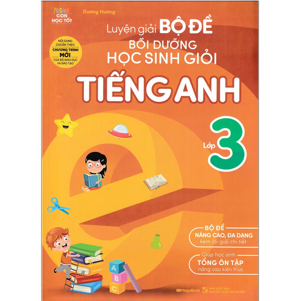 Sách Megabook - Luyện giải bộ đề bồi dưỡng học sinh giỏi Tiếng Anh lớp 3