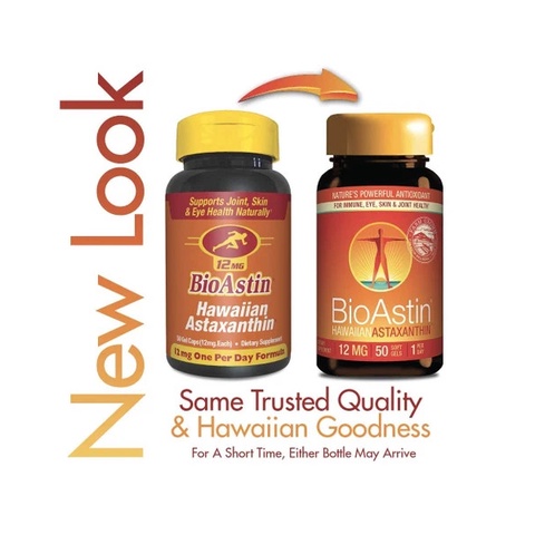 Viên chống oxy hóa BioAstin Hawaiian Astaxanthin 12mg 120 viên