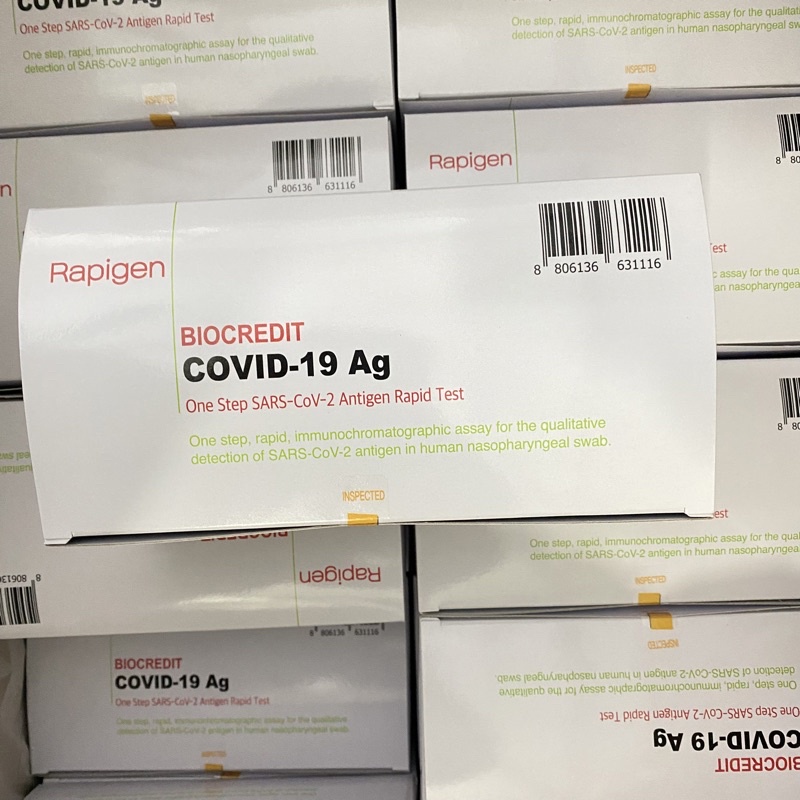 Que Kit test nhanh Covid-19 Biocredit Ag Hàn Quốc