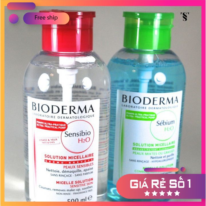 Nước Tẩy trang BIODERMA 500ml nội địa Pháp