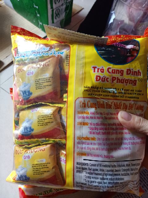 G10 Trà cung đình thượng hạng gói 600gr Huế chính hãng