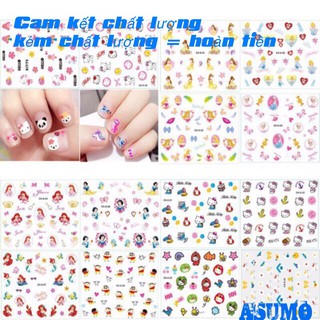 {{HOT HOT}} Miếng dán móng tay / Sticker dán móng tay cho bé ASUMO