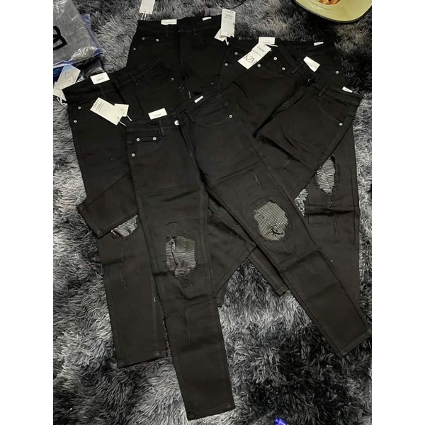 Quần jean nam MIKENCO Distressed Jeans