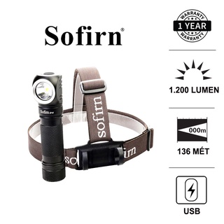 Đèn pin đa năng đội đầu SOFIRN SP40 sáng 1200lm tầm chiếu xa 136m pin 18650