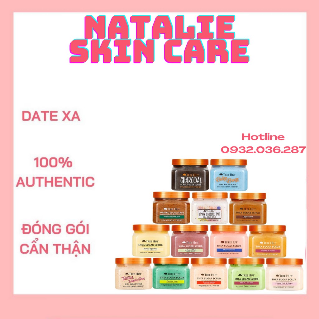 [NHIỀU LOẠI] Tẩy Da Chết Toàn Thân Tree Hut Shea Sugar Scrub