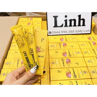 Thạch Nghệ Daily Curcumin 247 Saffron Thạch Nghệ Vị Chuối Hộp Mini 2 Thanh