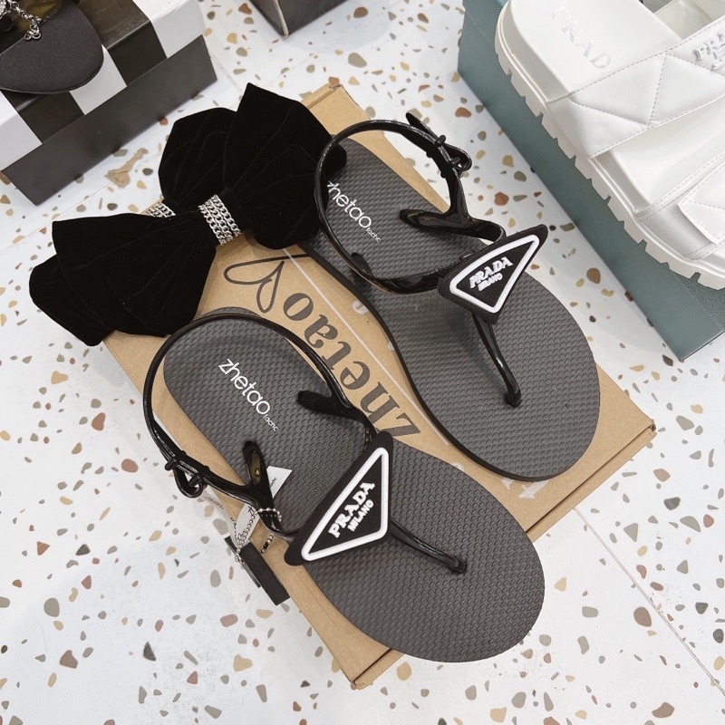 Sandal kẹp ngón Nơ Xiêu Xinh Fullbox