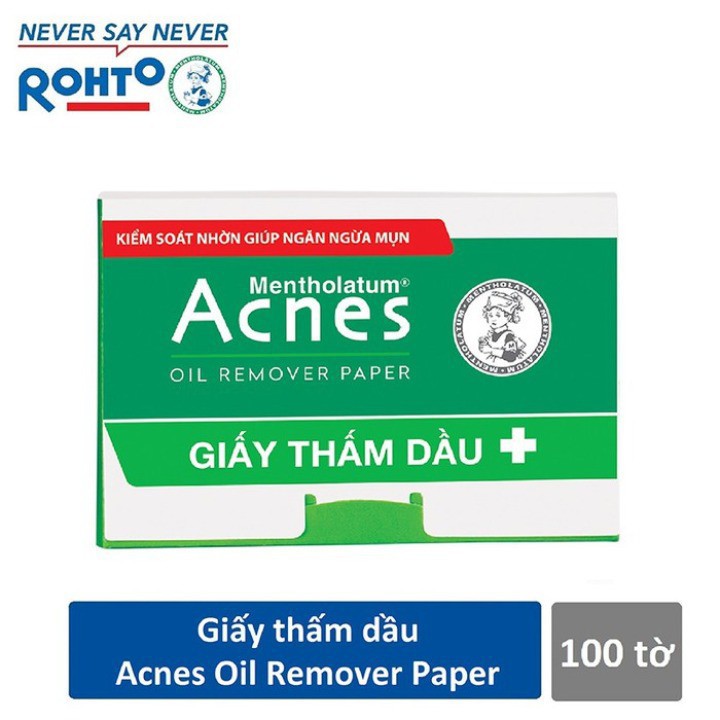 Giấy thấm dầu ❤️CHÍNH HÃNG👍 Giấy Thấm Dầu Acnes ❤️Làm sạch da mặt loại bỏ dầu ngăn ngừa mụn