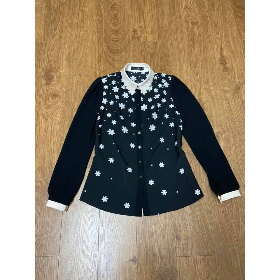 Bộ áo emspo và chân váy uni size S