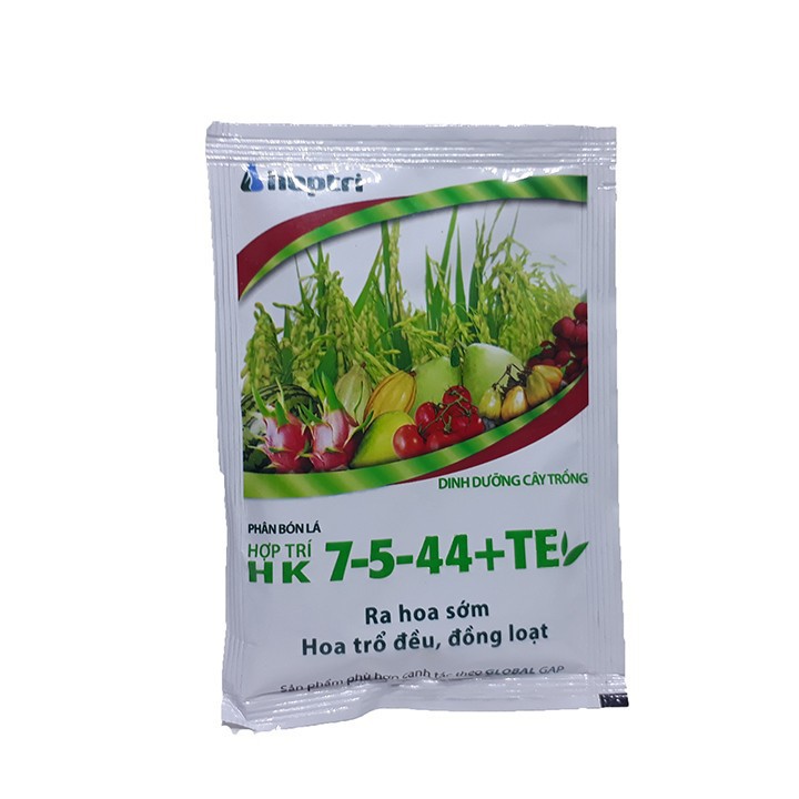 Phân bón HỢP TRÍ HK 7-5-44+TE 250g – PHÂN BÓN LÁ CAO CẤP GIÚP TĂNG NĂNG SUẤT CÂY TRỒNG