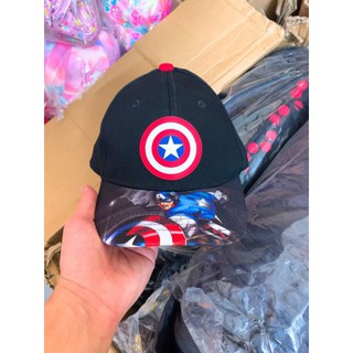 Mũ lưỡi trai bé trai captain america size 3-6y