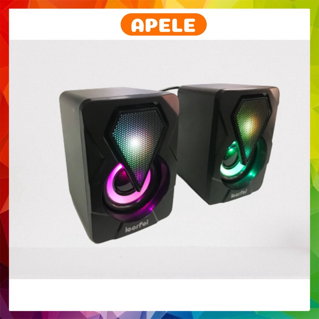 Loa LED máy tính mini laptop để bàn giá rẻ APELE