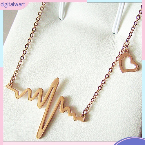 Dây chuyền mặt hình nhịp tim cá tính sang trọng dành cho nữ