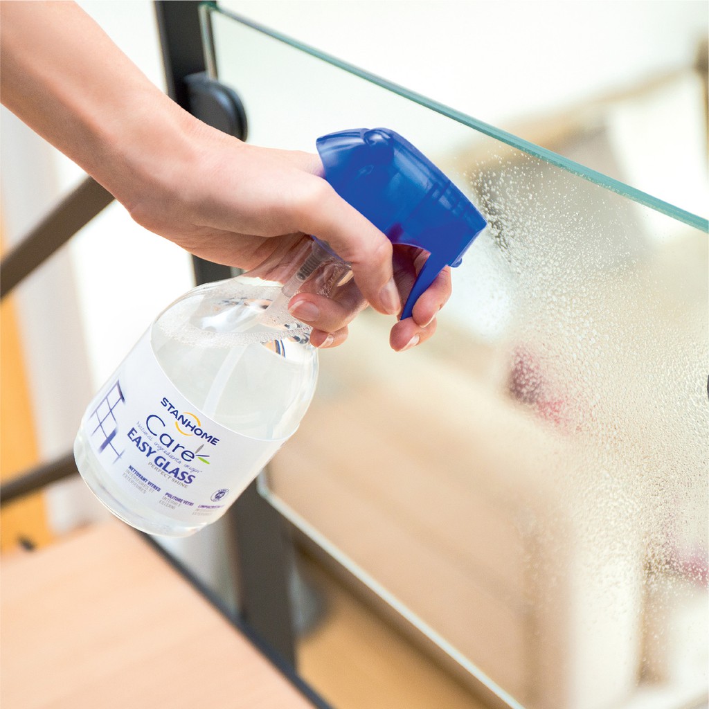Nước Lau Kính Hữu Cơ STANHOME Easy Glass Care Tẩy Ố Kính Ô Tô Không Để Lại Vệt An Toàn Da Nhạy Cảm 500ML