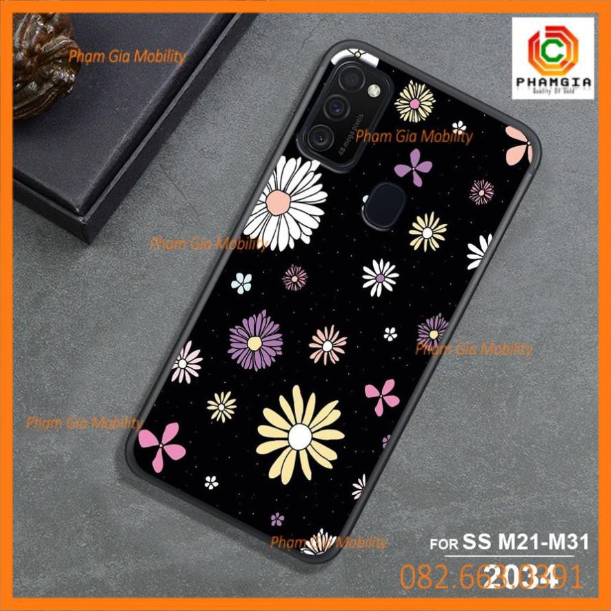 Ốp Samsung M31-Samsung M21 hình hoa- bầu trời- vũ trụ CUTE