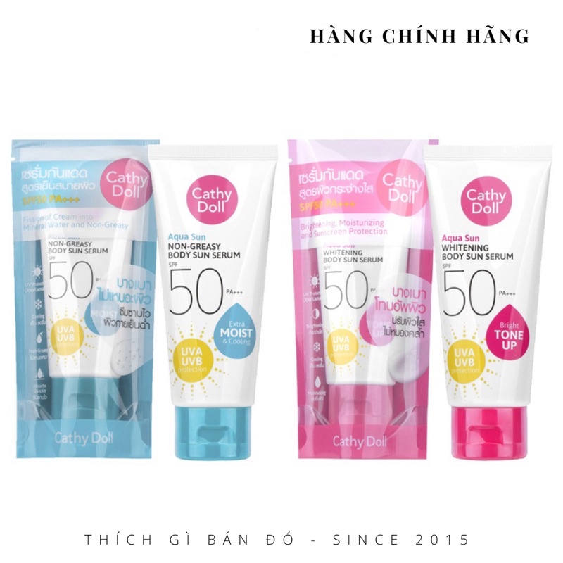 Kem Chống Nắng Aqua Sun by Cathy Doll - Hàng Thái Lan 138ml