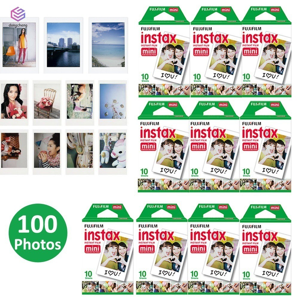 10/20 Film trắng chụp ảnh cho Fujifilm Instax Mini 8 / Fuji Instax Mini 7s 8 9 70 25 50s 90