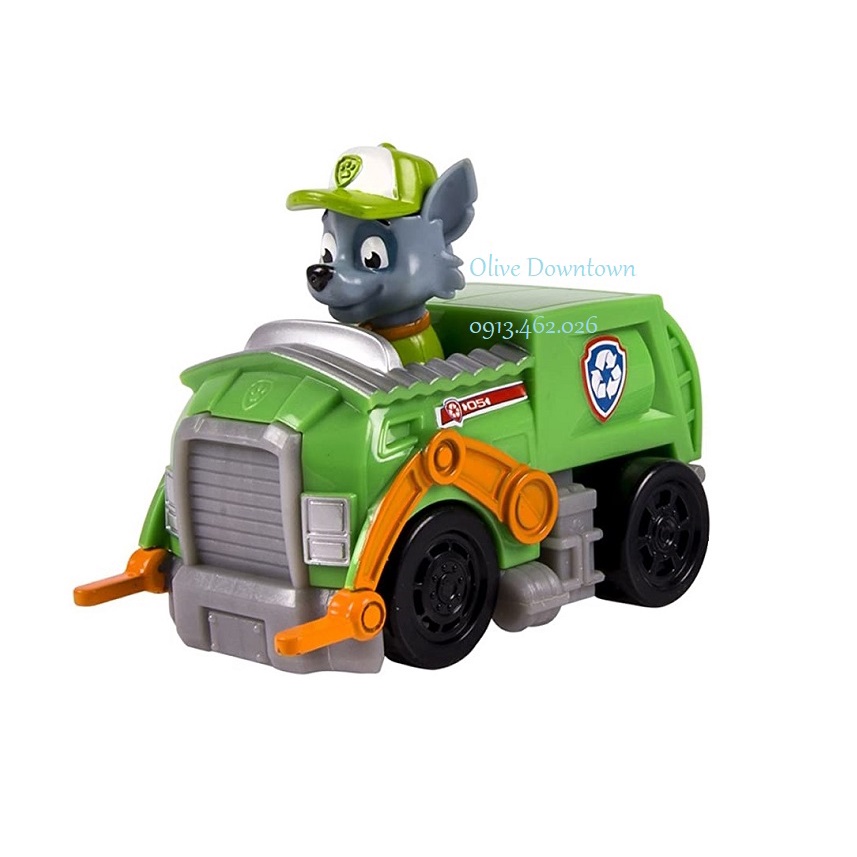 ROCKY ☘️ Chó cứu hộ lái xe nâng màu xanh lá - Rescue Racer - Những chú chó cứu hộ Paw Patrol
