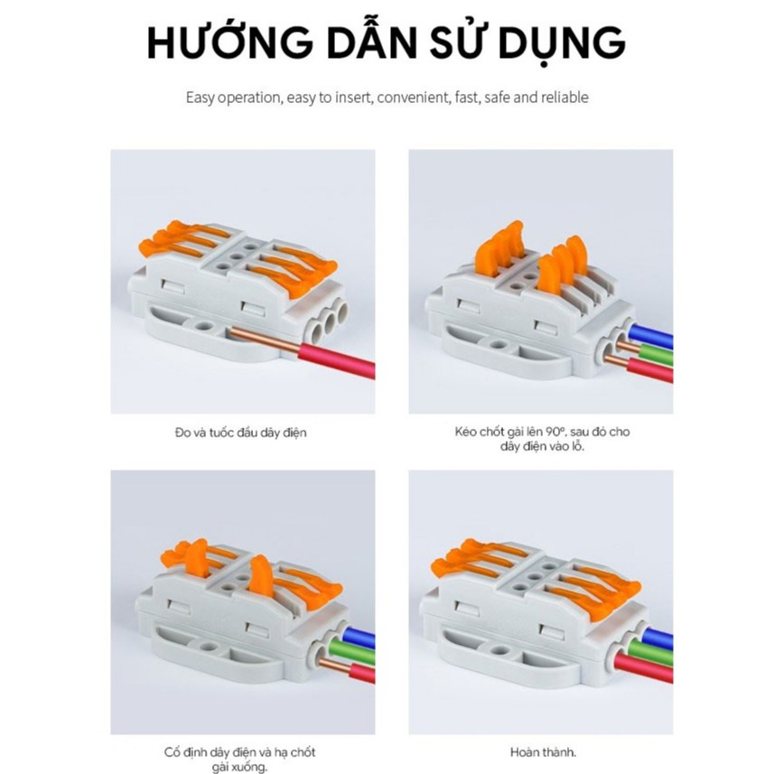 Cút nối dây điện nhanh KV223