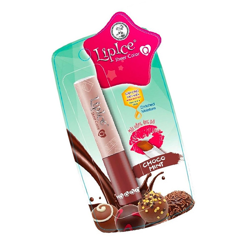 Son dưỡng có mầu Lipice sheer color 2.4g Matcha