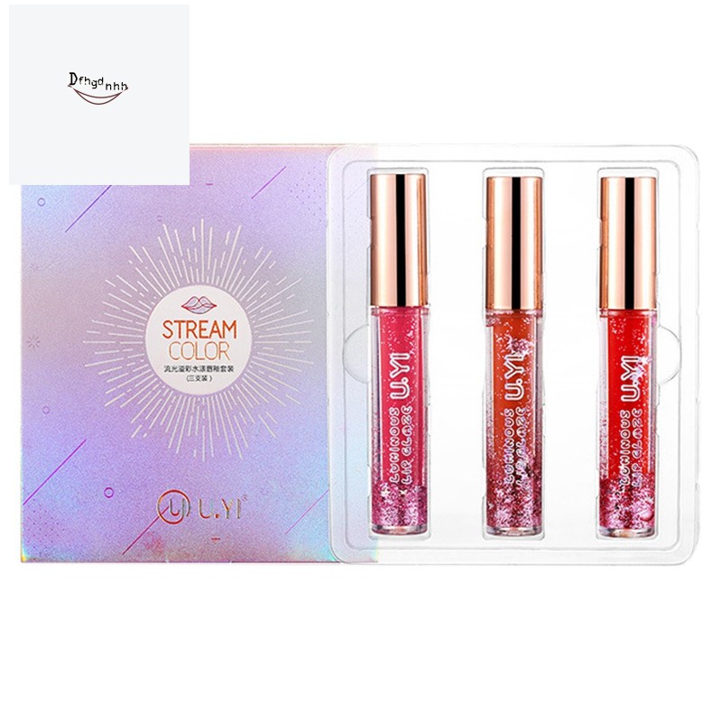 (Hàng Mới Về) Set 3 Son Môi Dưỡng Ẩm Và Chống Thấm Nước Cao Cấp