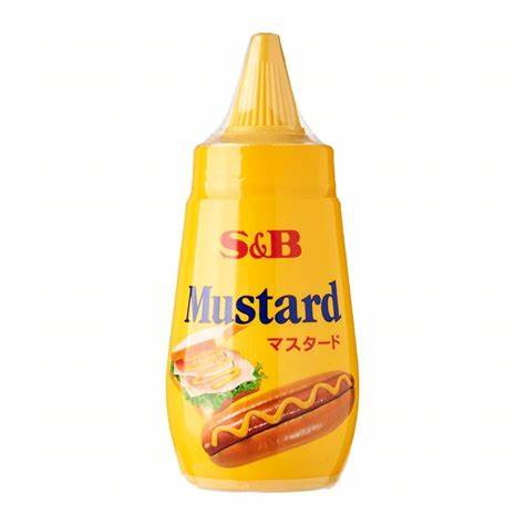 Sốt Mù Tạt Vàng Cho Hot Dog S&B French Style Mustard Sauce (Squeeze Bottle) Nhật Bản 150g